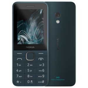 Nokia 225 4G (2024) | Twin SIM | GSM Unlocked | Worldwide Version | Darkish Blue