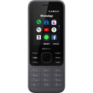 Nokia 6300 4G | Unlocked World Mannequin | WiFi Hotspot Functionality | Social Media Functions | Google Maps & Assistant | Gentle Charcoal Shade