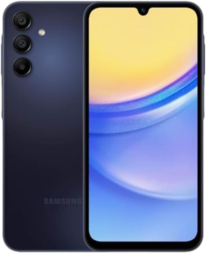 SAMSUNG Galaxy A15 5G A Sequence Unlocked Android Smartphone, 128GB Storage, AMOLED Show, Expandable Reminiscence, Knox Safety, Tremendous Quick Charging, US Version, 2024, Blue Black