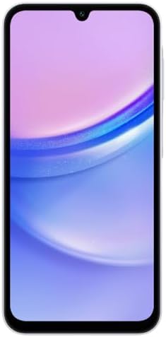 Samsung Galaxy A15 (SM-155M/DSN) - 128GB Storage, 6GB RAM, Twin SIM, Manufacturing facility Unlocked GSM, Worldwide Model with Wall Charger Bundle (Mild Blue)